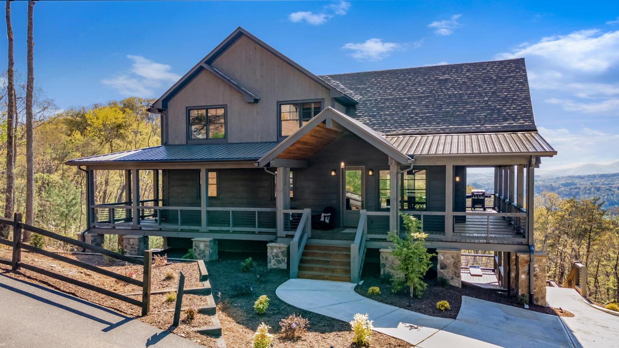 Mountain Air - Luxury Mountain View Cabin Blue Ridge Esterno foto